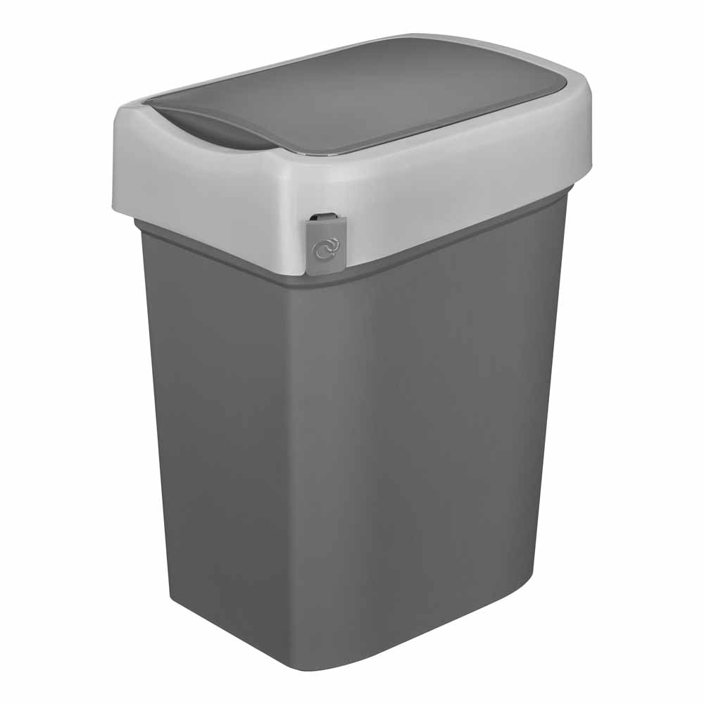 Контейнер для мусора SMART BIN 10 л серый