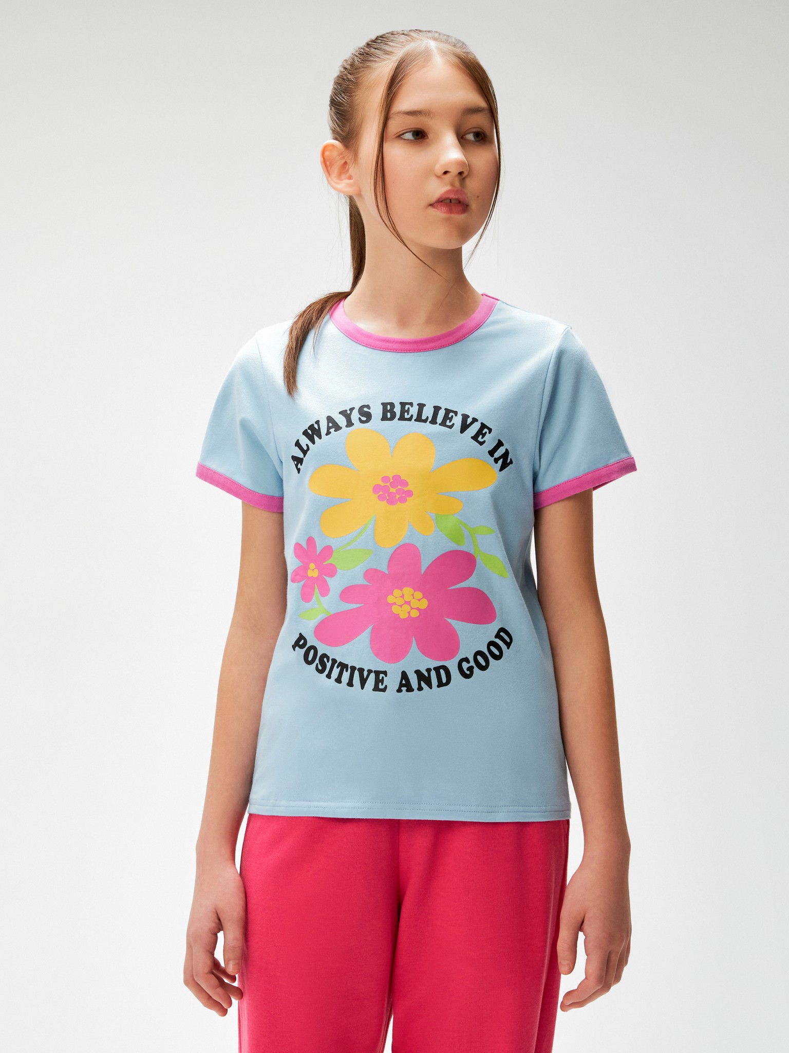 

Футболка детская Acoola 20230510010, голубой, 104, 20230510010