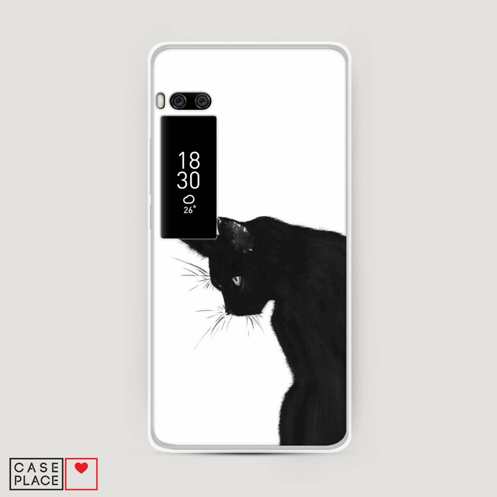 

Чехол Awog на Meizu Pro 7 Plus "Black cat", Черный;белый, 71950-1