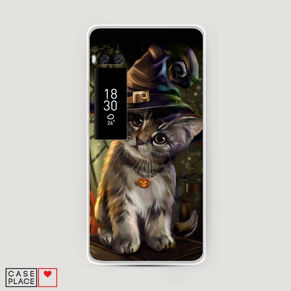 

Чехол Awog на Meizu Pro 7 Plus "Кот на Хэллоуин", Зеленый;серый, 71950-2