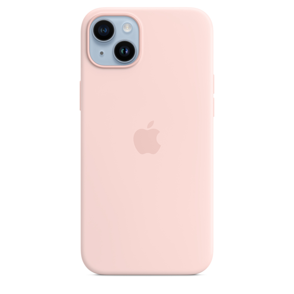 

Чехол Apple iPhone 14 Plus Silicone MagSafe Chalk Pink, Розовый, iPhone 14 Plus Silicone MagSafe Chalk Pink