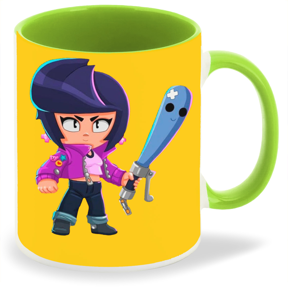 фото Кружка coolpodarok браво старс brawl stars (с битой)