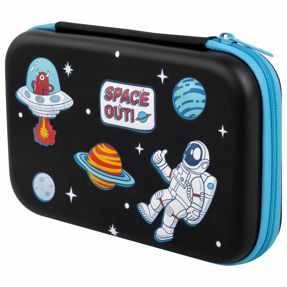 

Пенал BRAUBERG KIDS, EVA, 22х15х4 см, Space out, 271556, Разноцветный