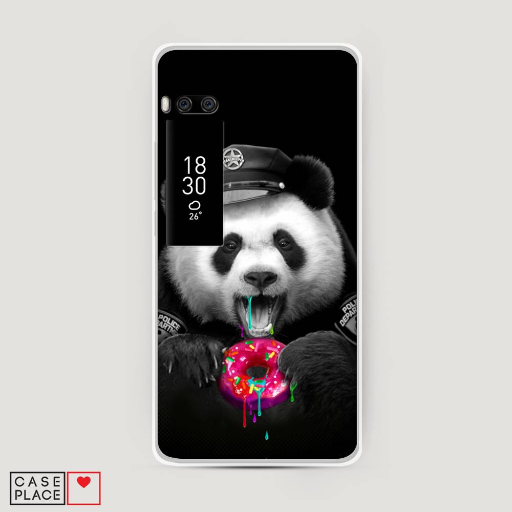 

Чехол Awog на Meizu Pro 7 Plus "Панда police", Черный;белый;розовый, 71950-2