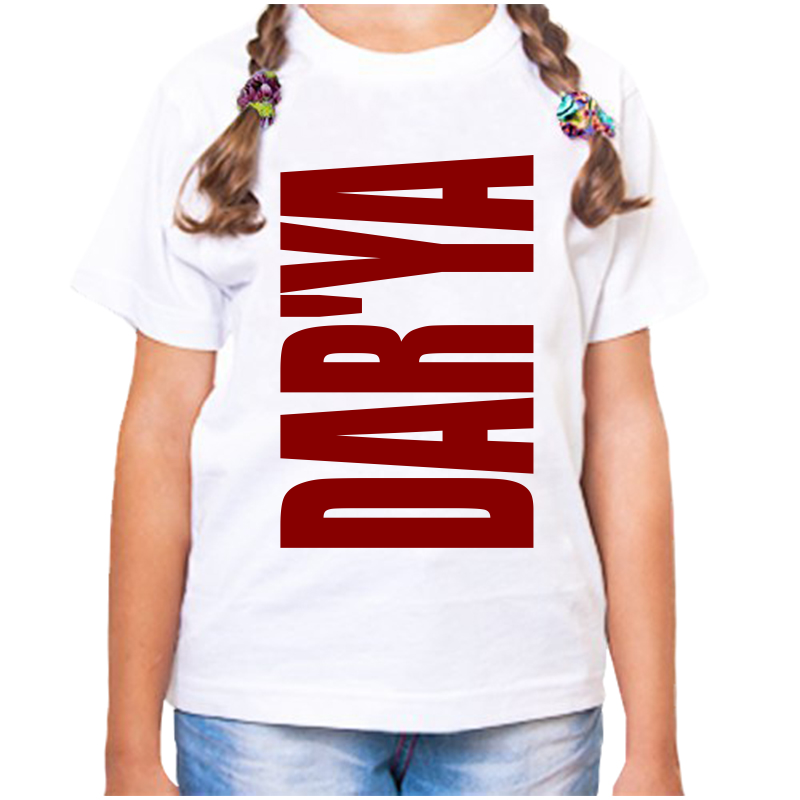 

Футболка девочке белая 22 р-р дарья, Белый, fdd_Darya