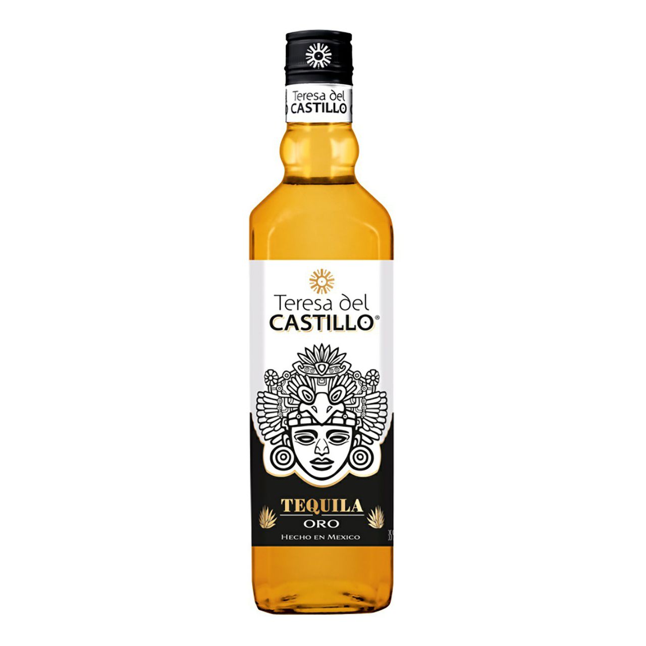 Текила Teresa del Castillo Oro 35% 700 мл Мексика золотая