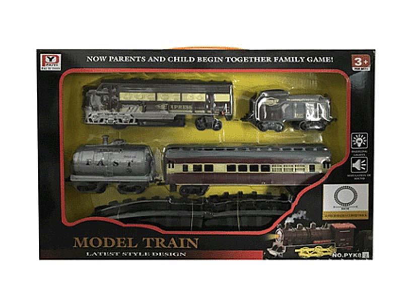 

Железная дорога со свет/звук эффектами из серии Model train, арт. 1PYK82, Серый