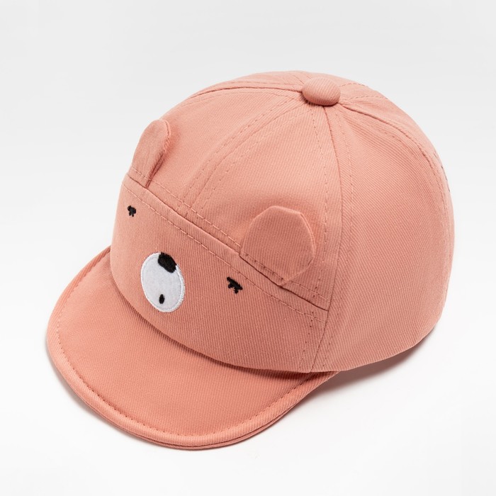 

Бейсболка детская, цвет кирпичный, размер 44-46