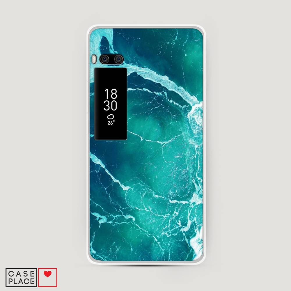 

Чехол Awog на Meizu Pro 7 Plus "Изумрудный океан", Голубой;синий, 71950-4