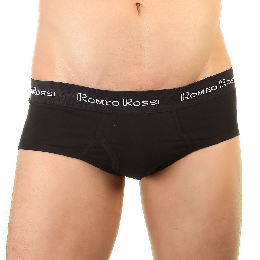 

Трусы мужские ROMEO ROSSI RR366 черные 3XL 1 штука, Черный, RR366