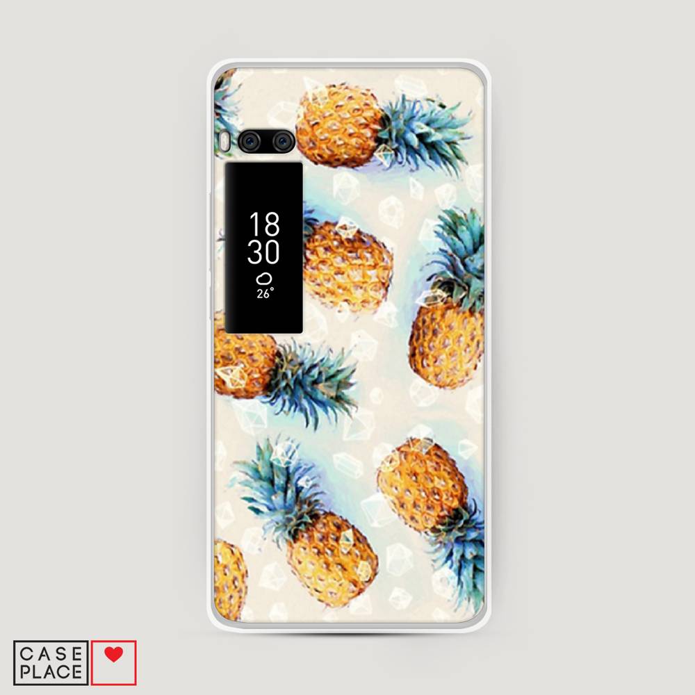 

Чехол Awog на Meizu Pro 7 Plus "Ананасы", Бежевый, 71950-3