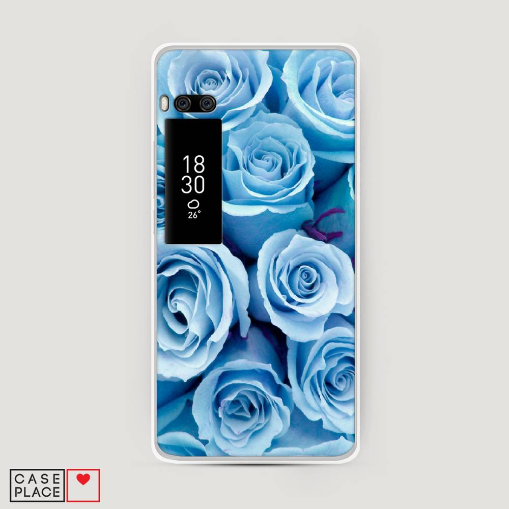 

Чехол Awog на Meizu Pro 7 Plus "Лазурные розы", Голубой, 71950-8