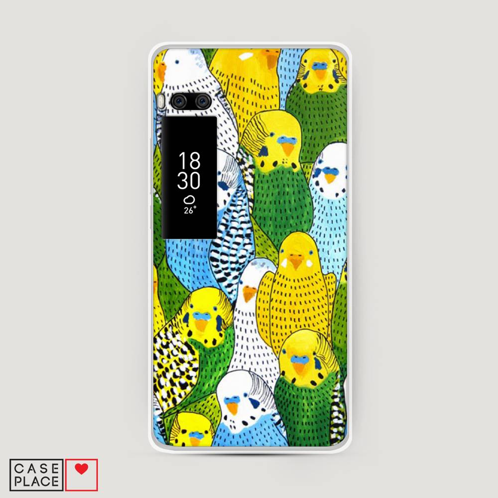 

Чехол Awog на Meizu Pro 7 Plus "Попугаи", Желтый;зеленый;голубой, 71950-1