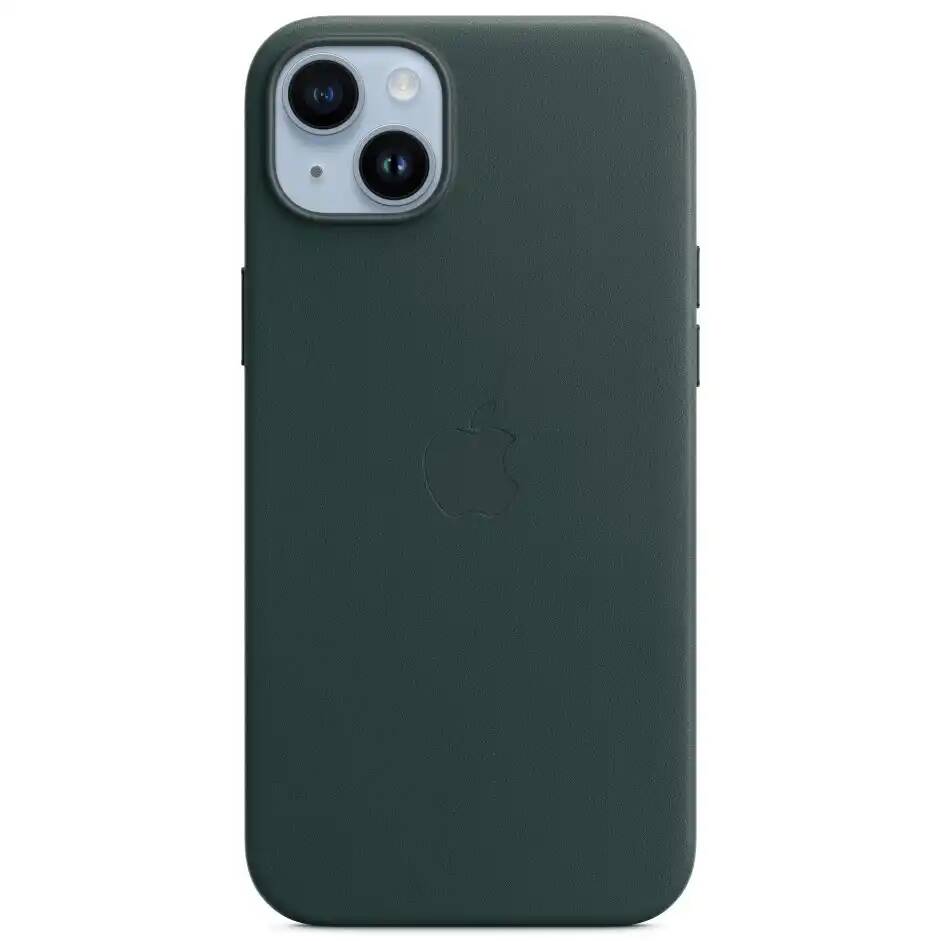 

Чехол Apple iPhone 14 Plus Leather MagSafe Forest Green, Зеленый, iPhone 14 Plus Leather MagSafe Forest Green