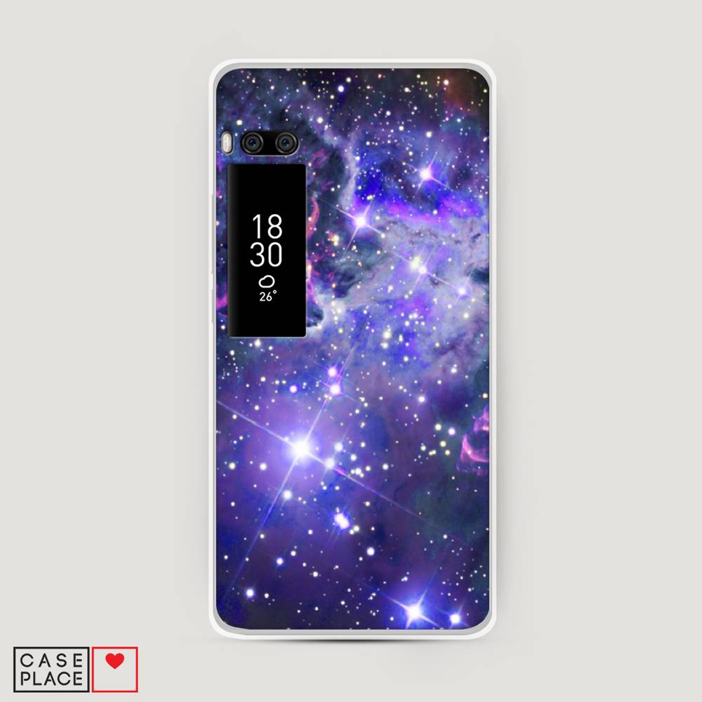 

Чехол Awog на Meizu Pro 7 Plus "Яркая галактика", Фиолетовый, 71950-4