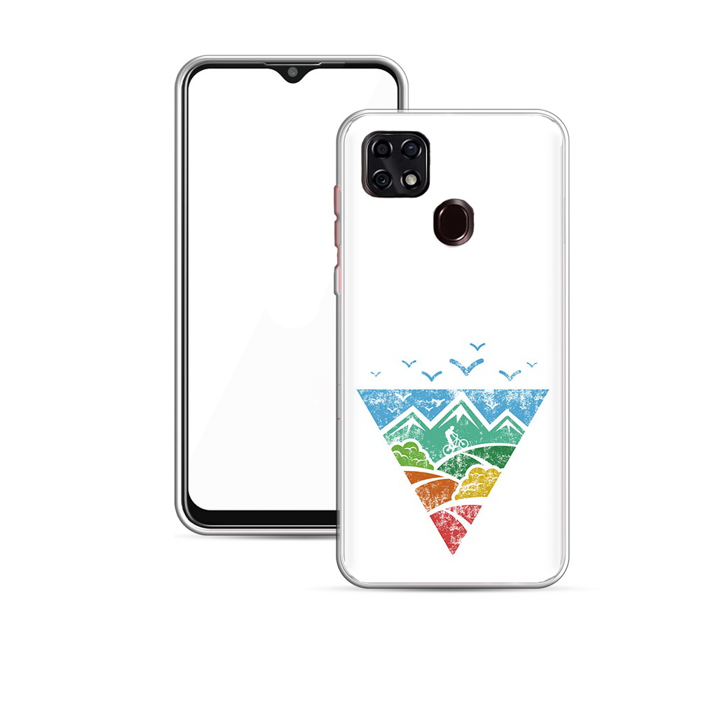 Чехол MyPads Tocco для ZTE V2020 Лес земля море чайки (PT226946.457.105)