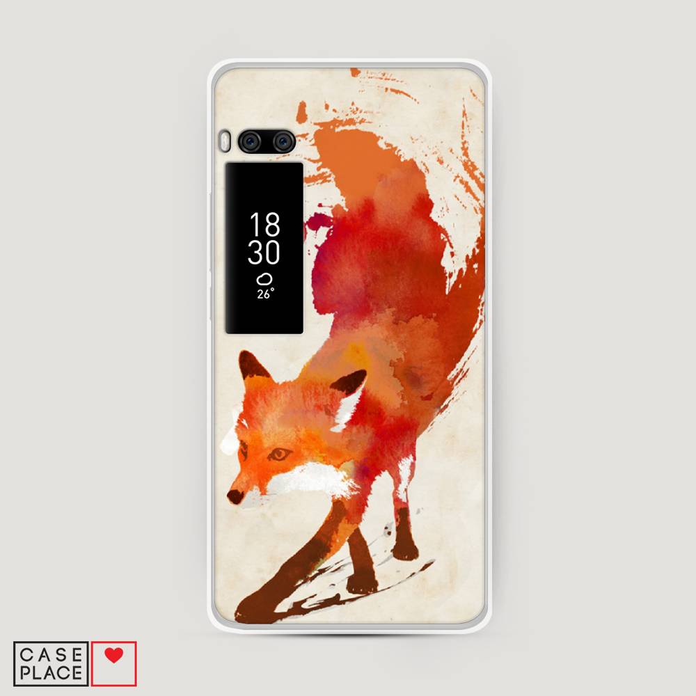 

Чехол Awog на Meizu Pro 7 Plus "Лиса", Оранжевый, 71950-10