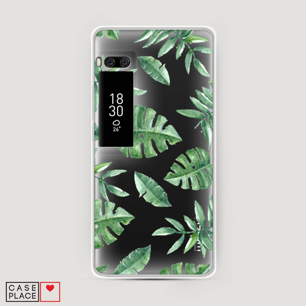 

Чехол Awog на Meizu Pro 7 Plus "Нарисованные пальмовые листья", Зеленый, 71950-4