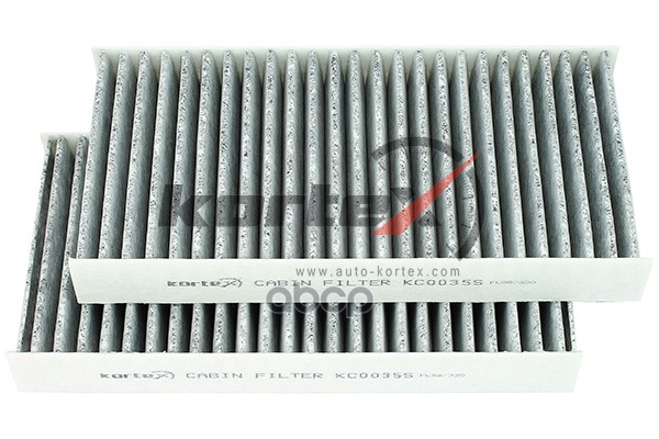 

KORTEX KC0035S Фильтр салона (угольный)(к-т 2шт)