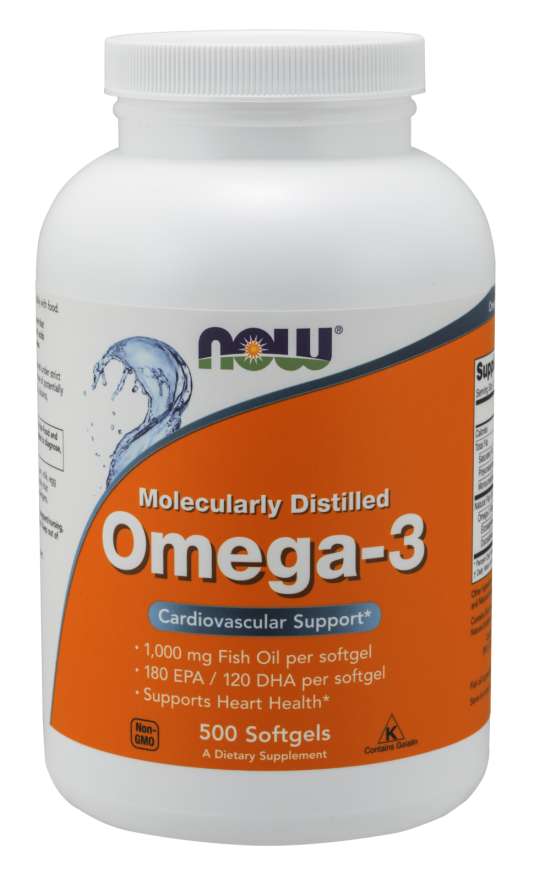 

NOW Omega-3 1000 мг, 500 капс, Omega-3 1000 mg