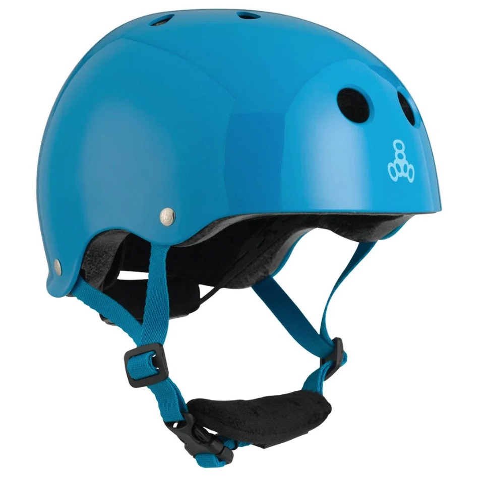 Шлем детский Triple 8 LiL 8 Dual Certified Helmet w/ EPS Blue Glossy