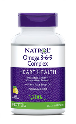 фото Natrol omega 3-6-9 complex, 60 капс