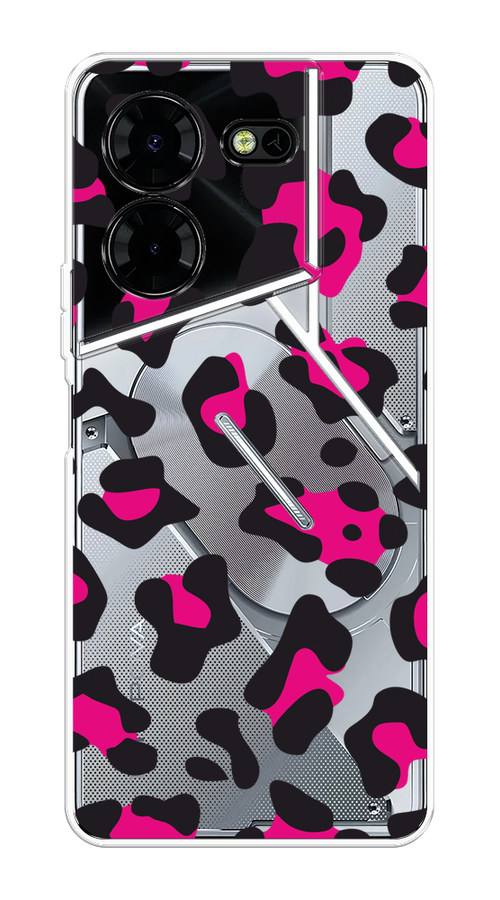 

Чехол Homey на Tecno Pova 5 Pro 5G "Pink cow spots", Черный;розовый, 304550-1