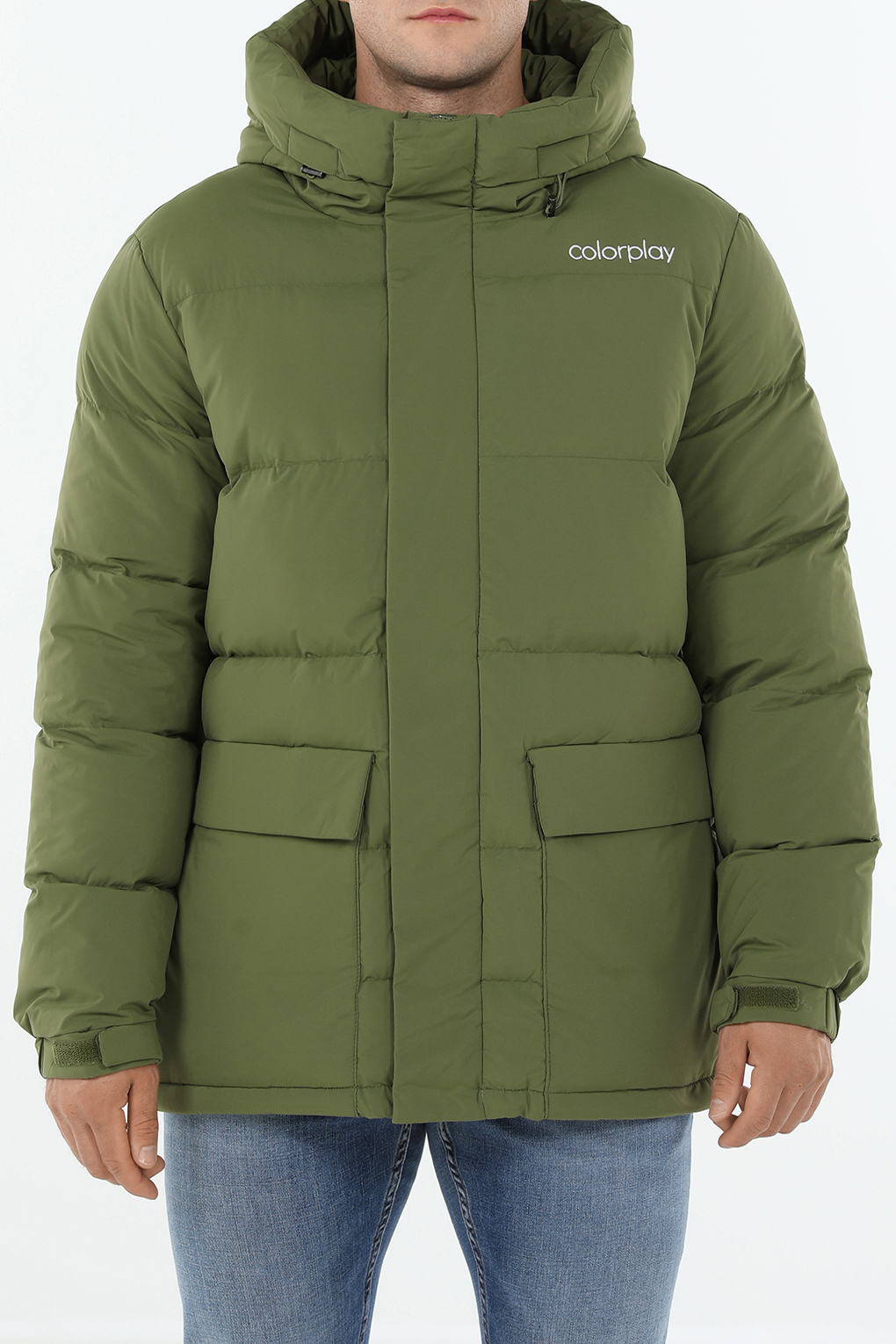 

Пуховик мужской COLORPLAY CP24089219 зеленый 56 RU, CP24089219