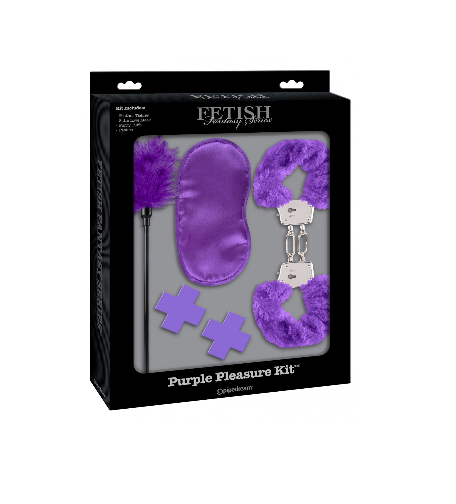 Фетиш набор для игр Pipedream Purple Pleasure Kit серебристый,  фиолетовый