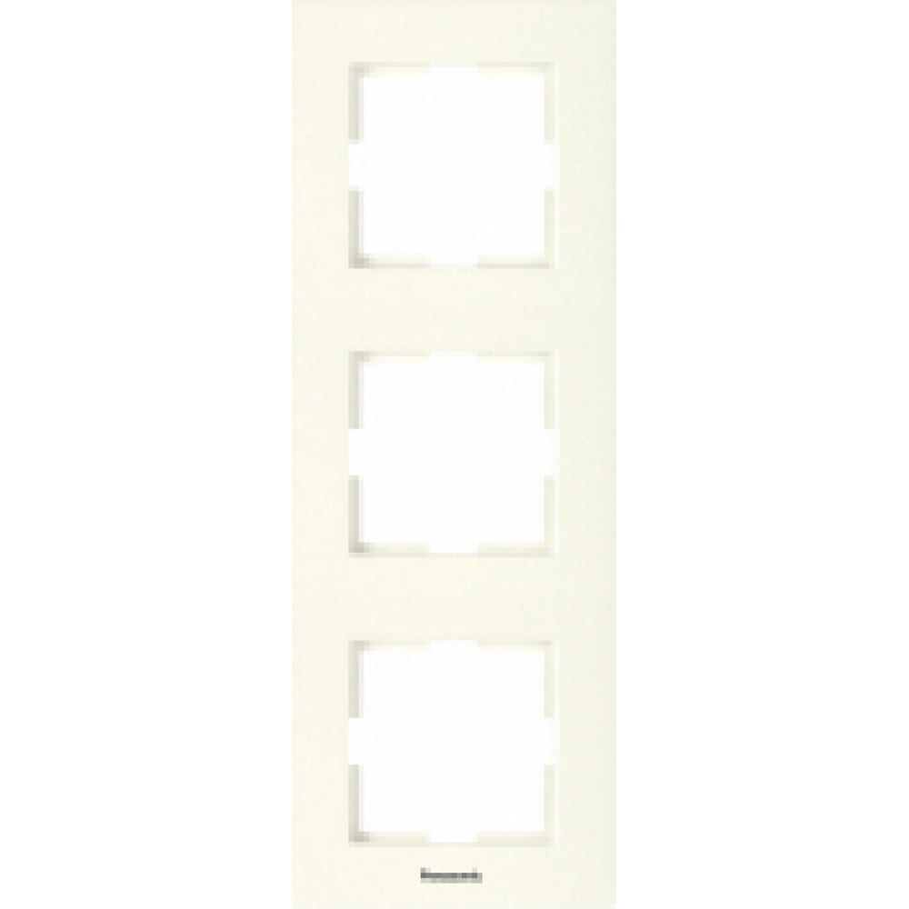 

3-ая рамка Panasonic вертикальная крем Karre Plus WKTF0813-2BG, Бежевый