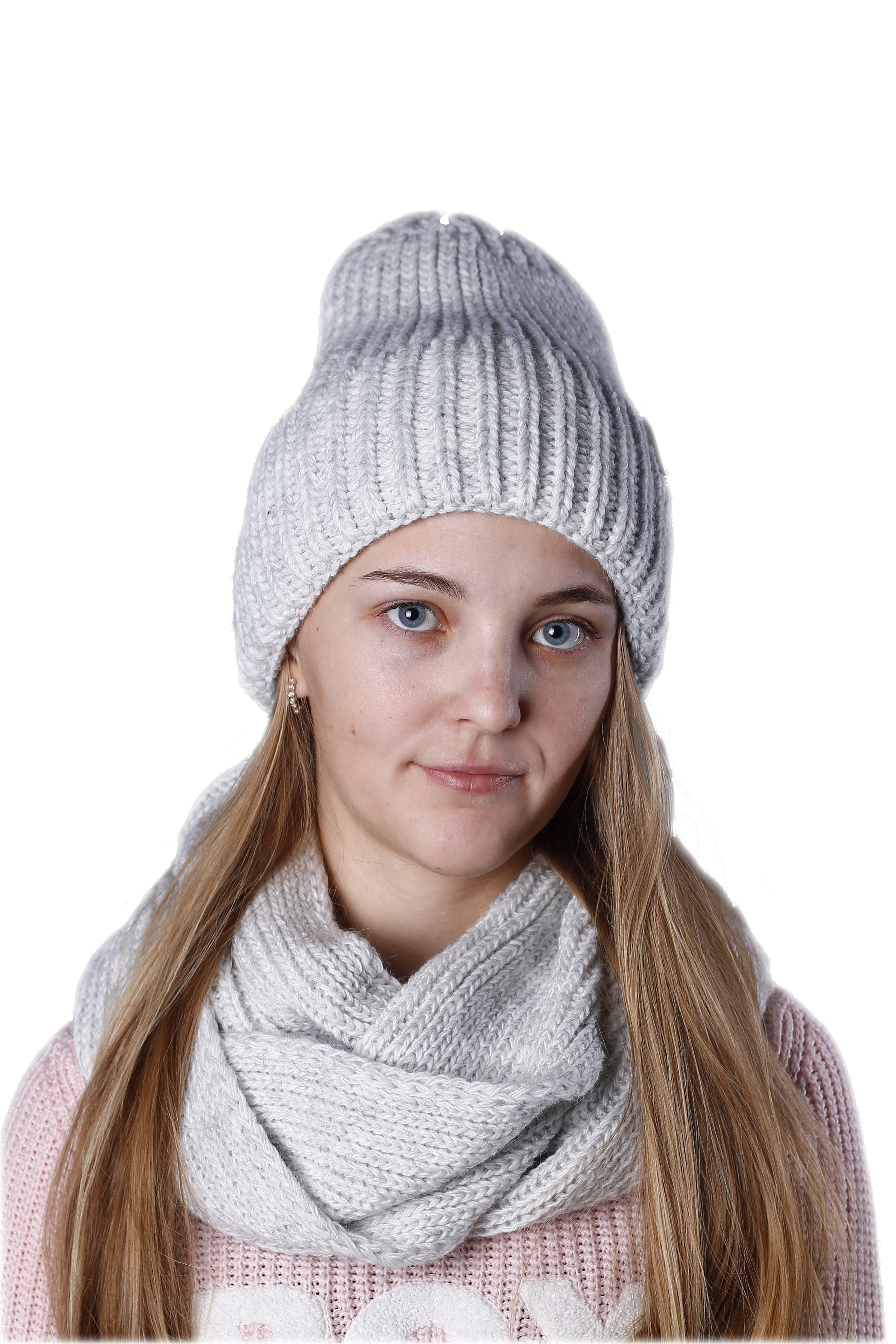 

Шапка бини женская Мил Ан Textile V-067 серая р, Серый, V-067