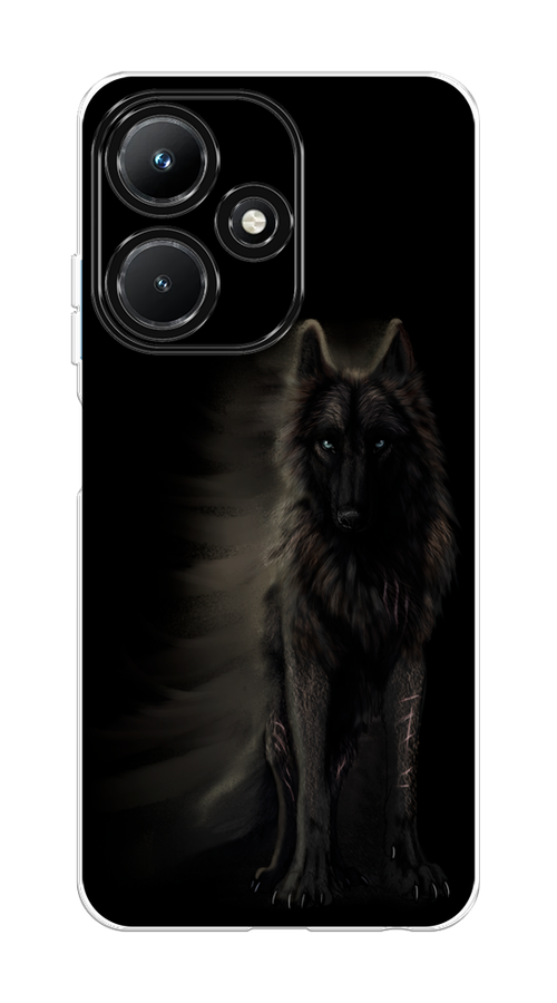 

Чехол Homey на Infinix Hot 30i "Туманный волк", Черный, 3104150-1