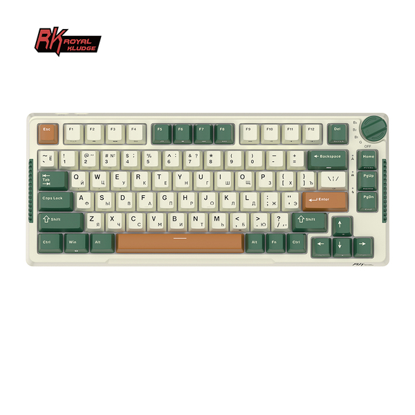 Беспроводная клавиатура Royal Kludge RK-H81, Gasket, RK Sky Cyan