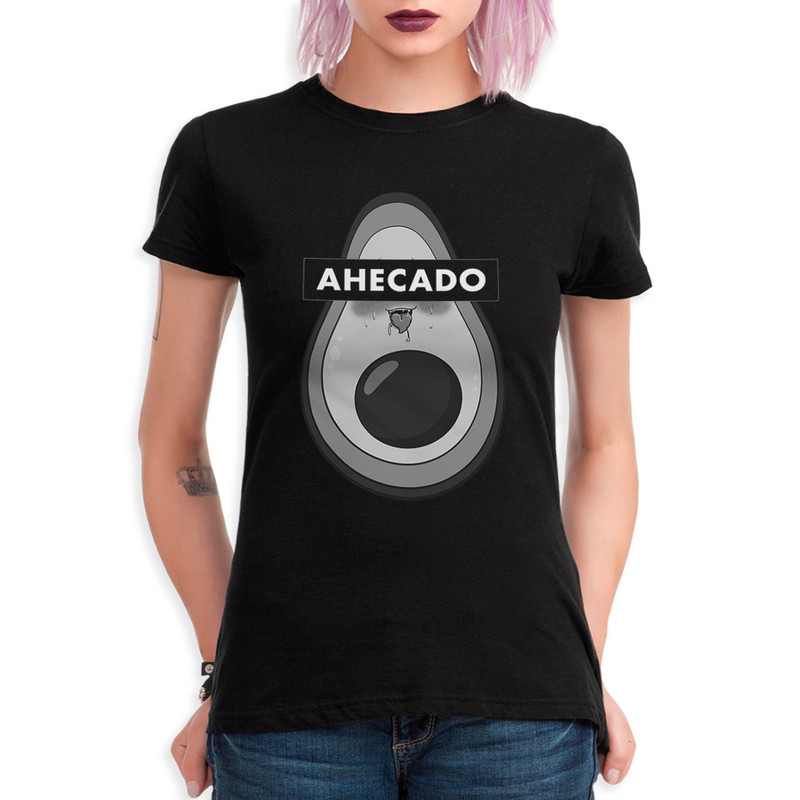 фото Футболка женская dream shirts авокадо - ahecado 14800211 черная xs