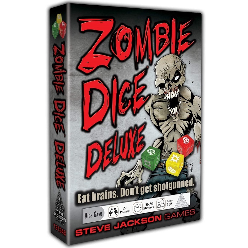 Настольная игра  Steve Jackson Games Zombie Dice Deluxe Зомби Кубики Делюкс бэтмен долгий хэллоуин спецвыпуск издание делюкс