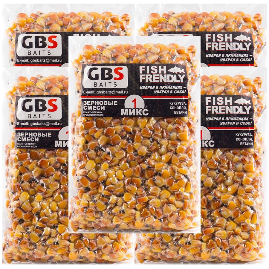 

Зерновая смесь GBS BaITS mix1 5 кг, Зерновая смесь mix1
