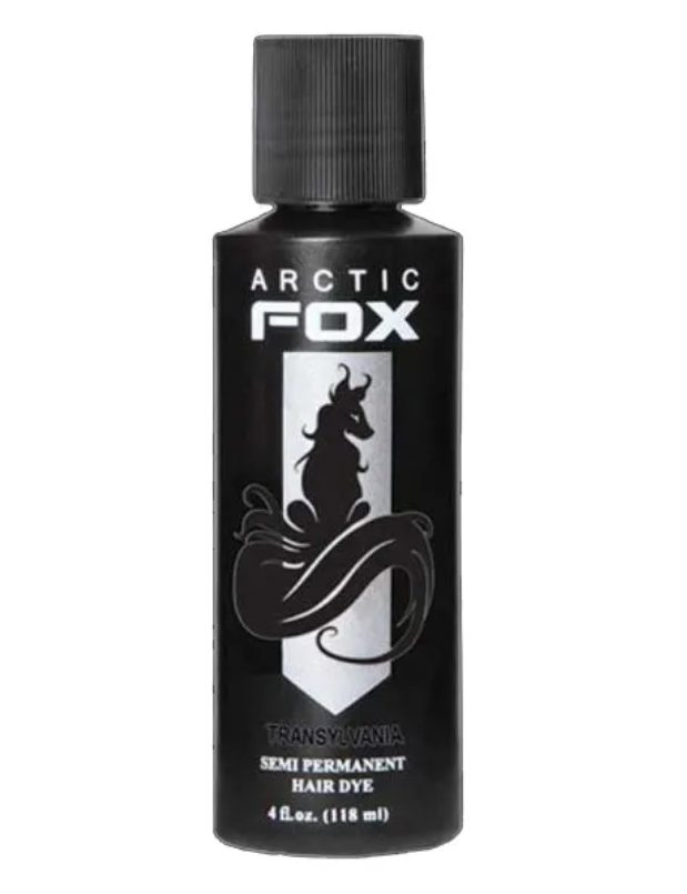 

Краска для волос Arctic Fox Transylvania, черная, 118 мл, ARCTIC FOX Черная краска для волос - TRANSYLVANIA 118 ML
