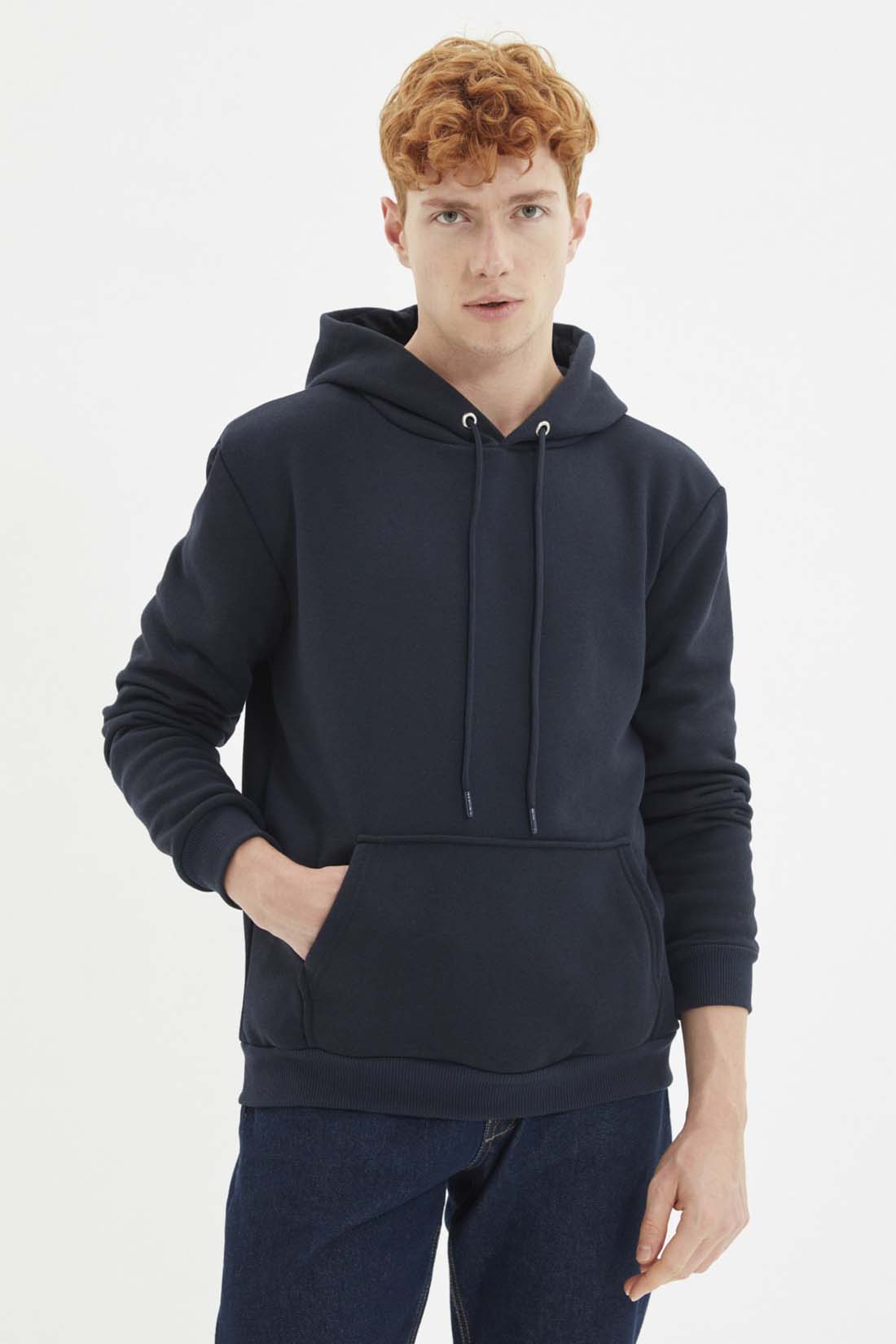 

Худи мужское Trendyol TMNAW20SW0163 синее XL, Синий, trendyol TMNAW20SW0163