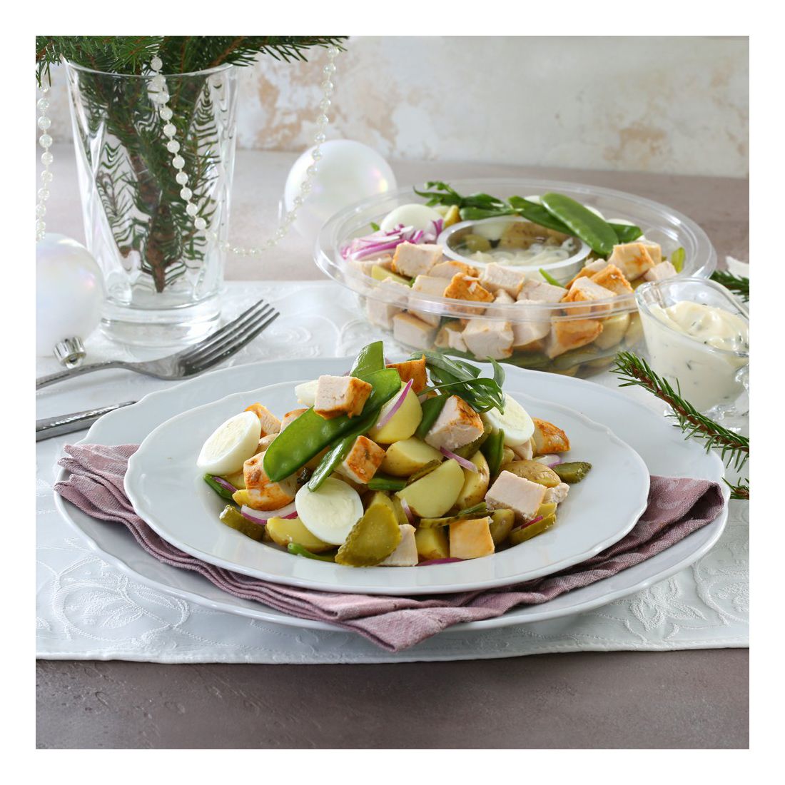 

Салат МясновЪ ШЕФ-ПОВАР Оливье Праздничный +-480 г