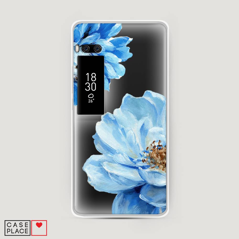 

Чехол Awog на Meizu Pro 7 Plus "Голубые клематисы", Голубой, 71950-8