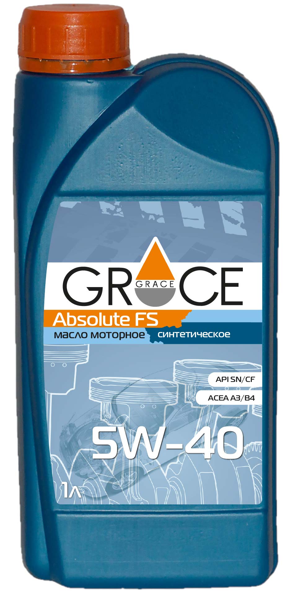 Моторное масло синтетическое GRACE 4603728811253 Аbsolute FS 5W-40, 1 литр