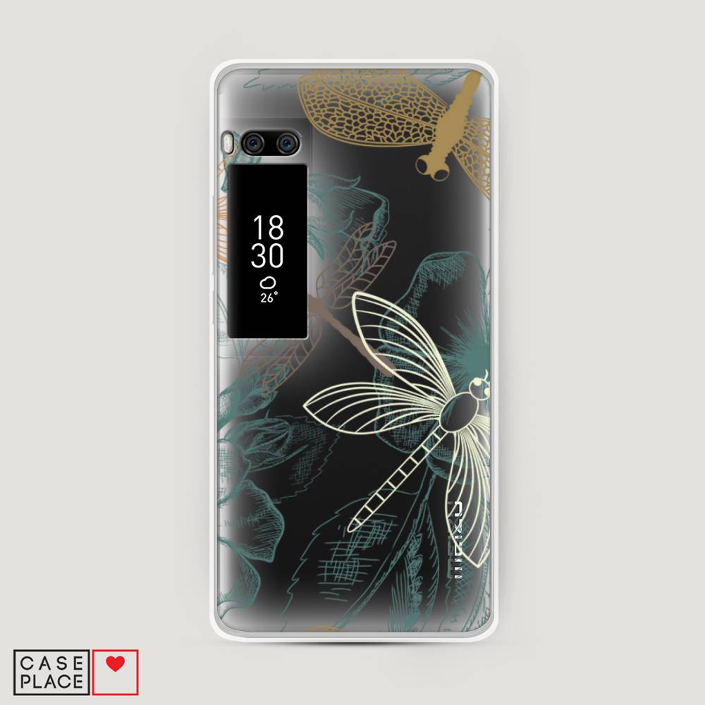 

Чехол Awog на Meizu Pro 7 Plus "Тени стрекоз", Коричневый;зеленый;белый, 71950-8