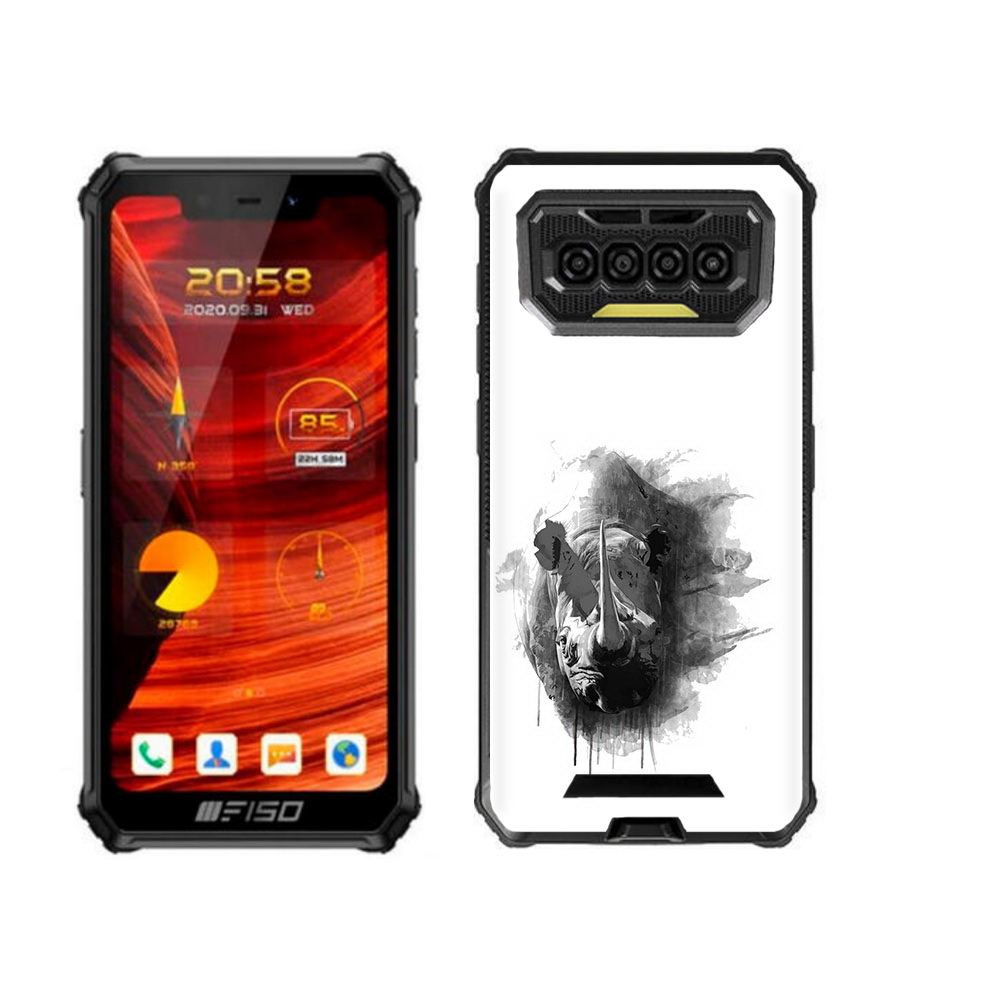 

Чехол MyPads носорог для Oukitel F150 Bison 2021, Прозрачный, Tocco