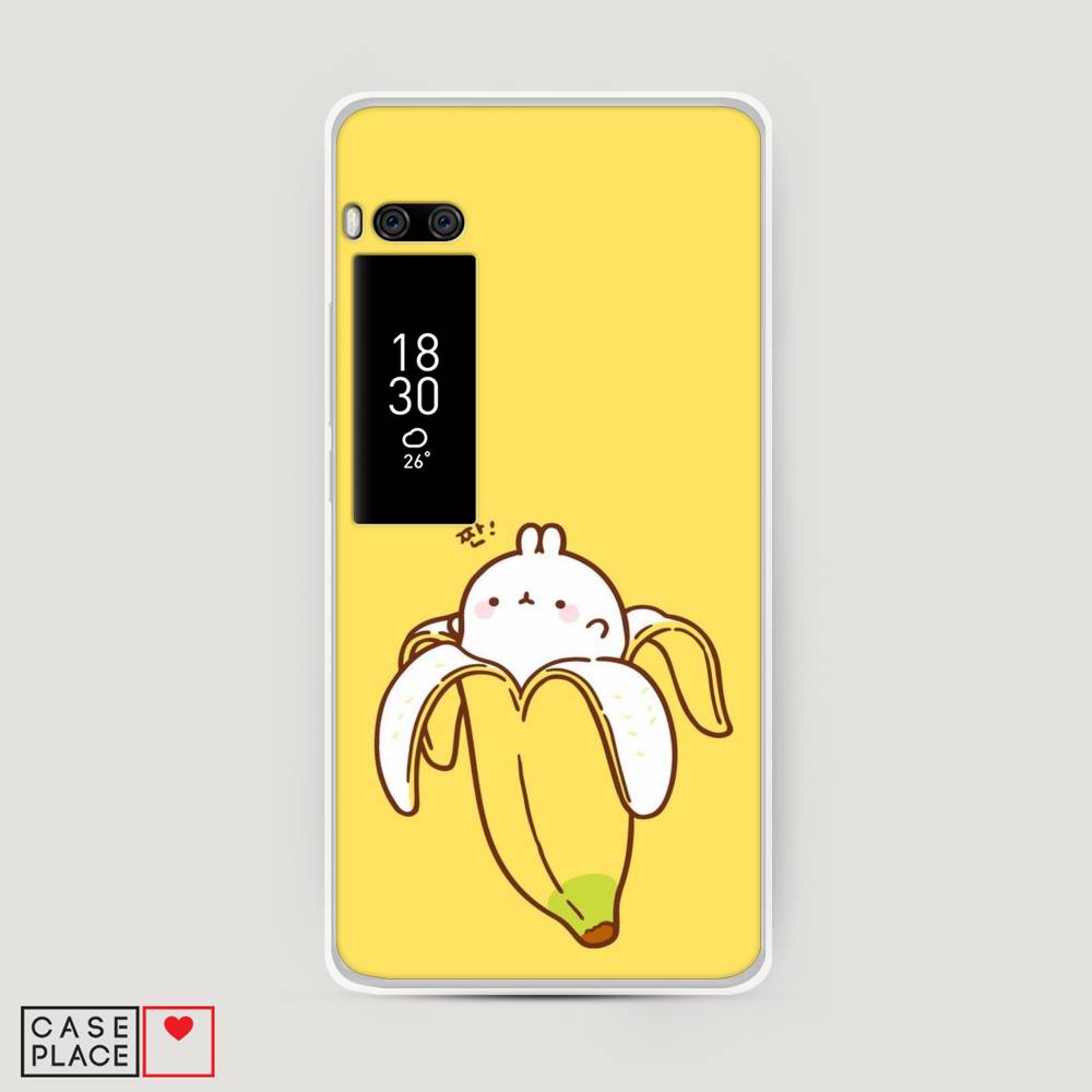 

Чехол Awog на Meizu Pro 7 Plus "Зайчик-бананчик", Желтый;белый, 71950-2