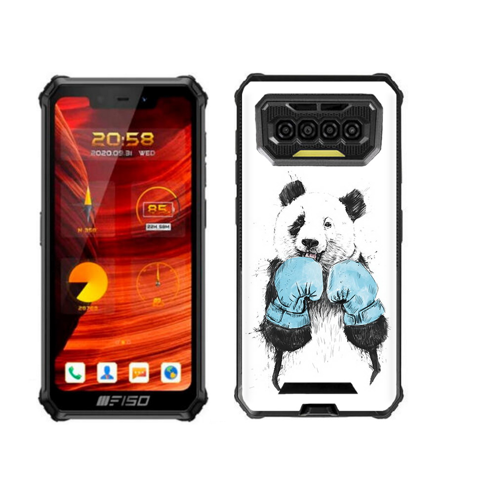 

Чехол MyPads панда боксер для Oukitel F150 Bison 2021, Прозрачный, Tocco