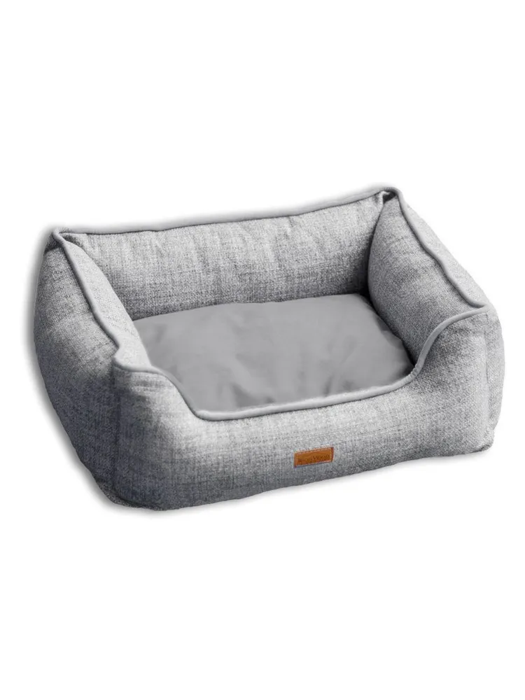 Лежанка для животных BoonWood PETS Tweed Classic, размер S (55x45 см), серая