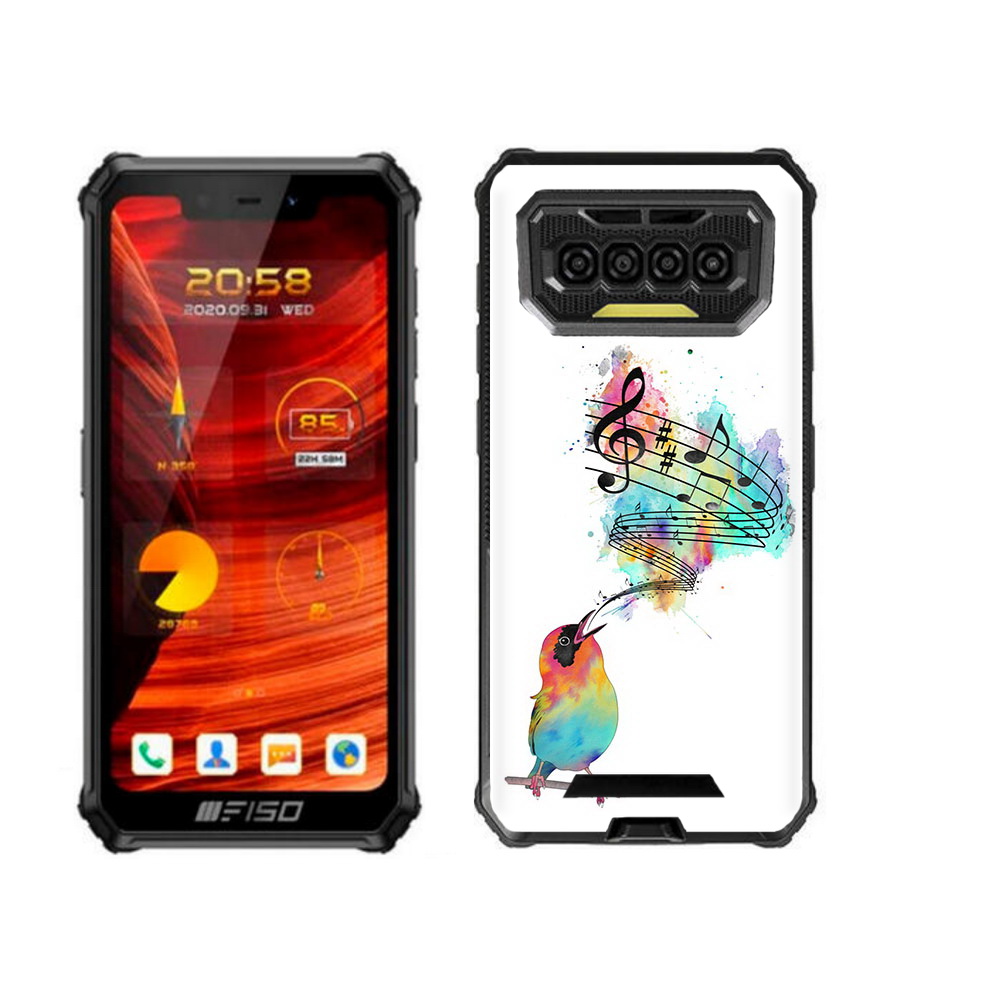

Чехол MyPads певчая птичка для Oukitel F150 Bison 2021, Прозрачный, Tocco