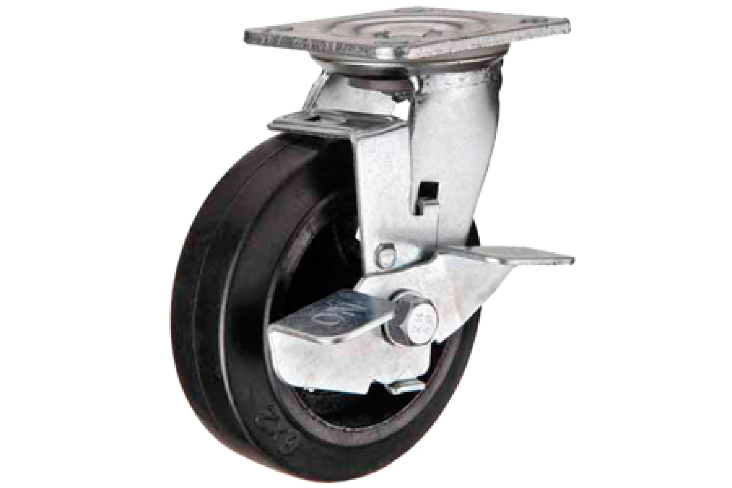 А5 Большегрузное чугунное колесо, 100мм - SCDB 42 1000097 большегрузное чугунное колесо поворот с панелью и тормоз scdb 42 100 мм 130 кг а5