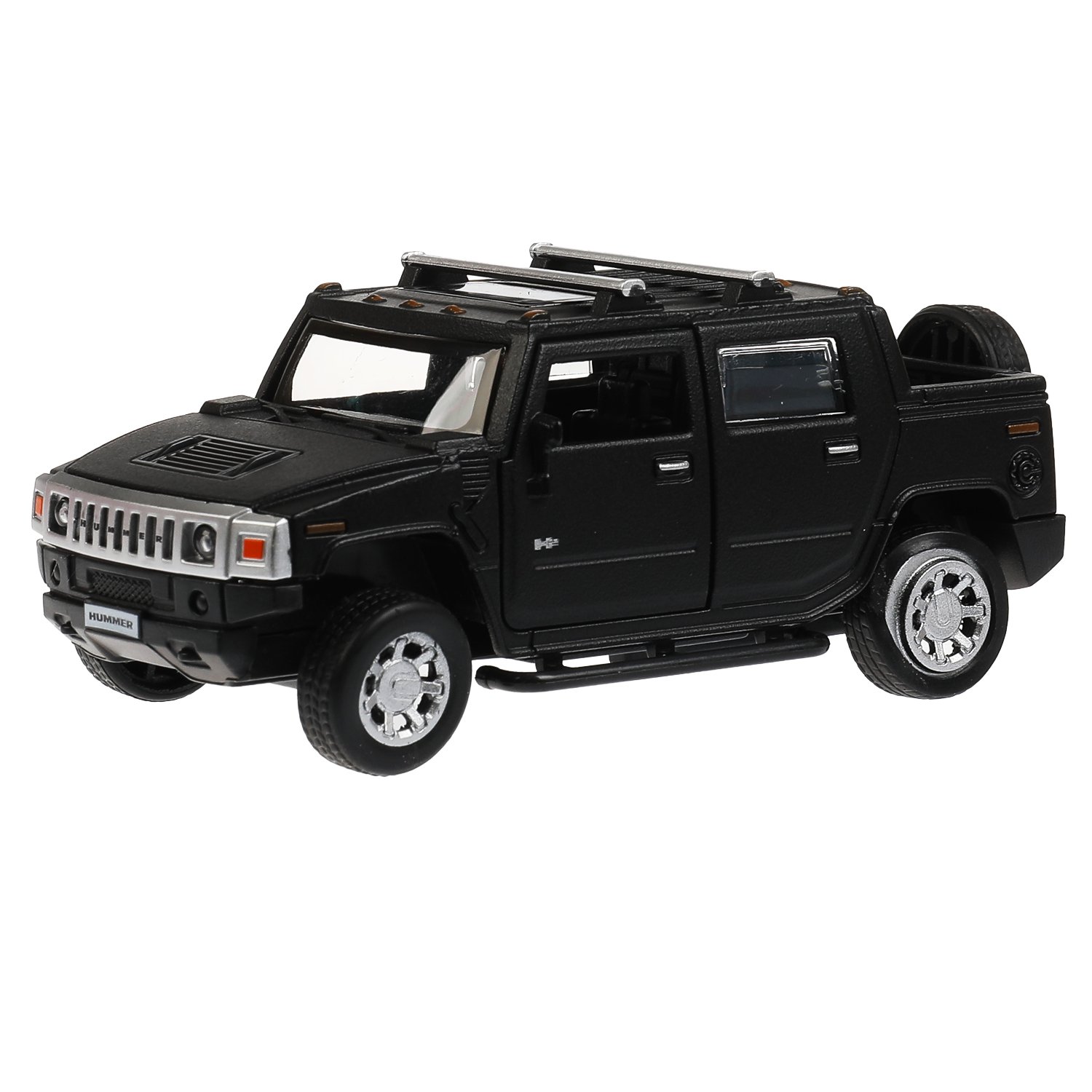 

игрушечная машинкаТехнопарк HUMMER H2 PICKUP МАТОВЫЙ 12 см, черный 317581
