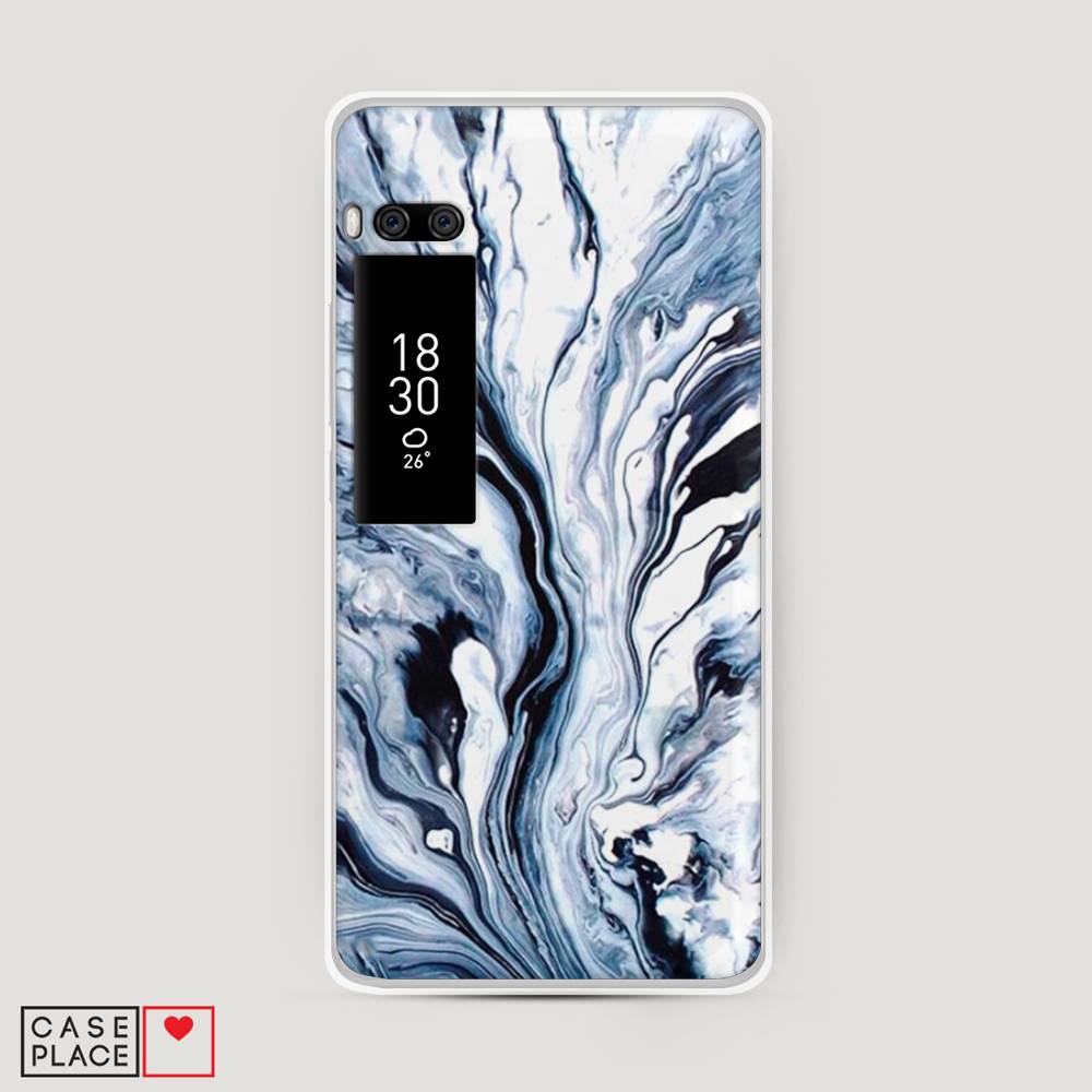 

Чехол Awog на Meizu Pro 7 Plus "Голубой минерал мрамор", 71950-3